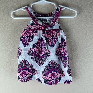 3/$10 Carter’s 2 Piece Shorts Sleeve Flower Top with Blue Bloomers Sz 18mo
